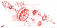 ROUE ARRIERE pour Honda CBR 500 R de 2015