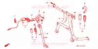 BEQUILLE pour Honda CBR 600 F2 SUPER SPORT de 1994