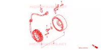 ALTERNATEUR pour Honda CBR 600 F HURRICANE de 1990
