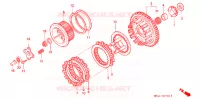 EMBRAYAGE pour Honda CBR 600 F HURRICANE de 1990