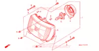 PHARE pour Honda CBR 600 F HURRICANE de 1990