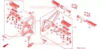 REPOSE PIED pour Honda CBR 600 F HURRICANE de 1990