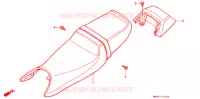 SELLE pour Honda CBR 600 F HURRICANE de 1990