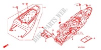 CARENAGES ARRIERE pour Honda CBR 600 RR ABS BLACK de 2011