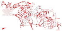 CARENAGES INFERIEUR (D.) pour Honda CBR 600 R ABS BLACK de 2012