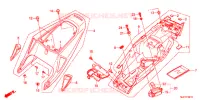 COUVERCLES LATERAUX pour Honda CBR 600 RR ABS BLACK de 2017
