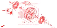 ROUE AVANT pour Honda CBR 600 RR ABS de 2013