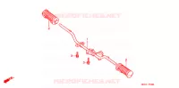REPOSE PIED pour Honda BENLY CD 50 SPECIAL de 2007