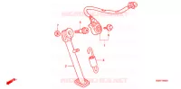 BEQUILLE pour Honda BENLY CD 50 SPECIAL de 1999