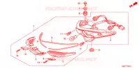 FEUX ARRIERE pour Honda WAVE 110 I de 2010