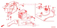 BATTERIE pour Honda CG 125 CARGO KICK de 2009