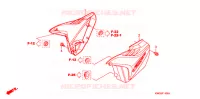 COUVERCLES LATERAUX pour Honda CG 125 CARGO KICK de 2009