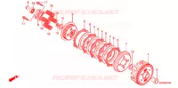 EMBRAYAGE pour Honda CG 125 CARGO KICK de 2009
