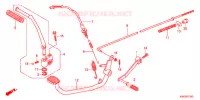 PEDALE   KICK pour Honda CG 125 CARGO KICK de 2009