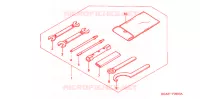 OUTIL pour Honda CG 125 TITAN PARTIDA ELÉTRICA, FREIO A DISCO DIANTEIRO de 2005