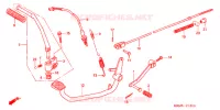 PEDALE   KICK (1) pour Honda CG 150 TITAN PARTIDA ELETRICA de 2008