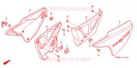 COUVERCLES LATERAUX (1) pour Honda CG 150 CARGO JOB de 2007
