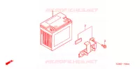BATTERIE (1) pour Honda CG 150 CARGO JOB de 2008