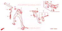 BEQUILLE pour Honda CG 150 TITAN KICK de 2004