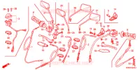 LEVIER DE GUIDON   CABLE   COMMODO pour Honda CG 150 TITAN KICK de 2004