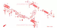 REPOSE PIED (1) pour Honda CG 150 TITAN KICK de 2004