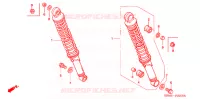 AMORTISSEUR ARRIERE pour Honda CG 150 SPORT de 2008
