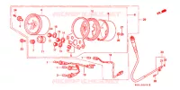 COMPTEUR pour Honda REBEL 250 2 TONE de 1999