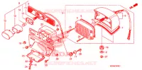 FEU ARRIERE pour Honda REBEL 250 de 2004