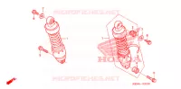 AMORTISSEUR ARRIERE pour Honda REBEL 250 de 2005