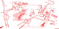 LEVIER DE GUIDON   CABLE   COMMODO pour Honda REBEL 250 de 2005