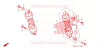 AMORTISSEUR ARRIERE pour Honda REBEL 250 de 2008