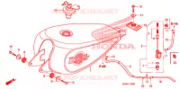 RESERVOIR A CARBURANT pour Honda REBEL 250 de 2009