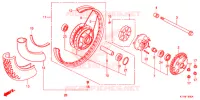 ROUE ARRIERE pour Honda REBEL 250 de 2013