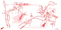 LEVIER DE GUIDON   CABLE   COMMODO pour Honda REBEL 250 de 2013