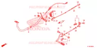PEDALE pour Honda REBEL 250 de 2013