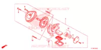 POMPE A HUILE pour Honda REBEL 250 de 2013