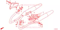 SILENCIEUX D'ECHAPPEMENT pour Honda REBEL 250 de 2013
