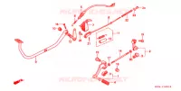 PEDALE pour Honda REBEL 250 de 1996