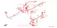 PEDALE pour Honda REBEL 250 de 2000