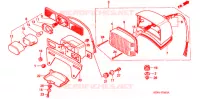 FEU ARRIERE pour Honda REBEL 250 de 2000