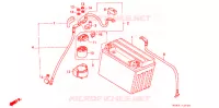 BATTERIE pour Honda CB 400 F CB1 de 1989