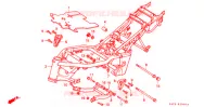 CADRE pour Honda CB 400 F CB1 de 1989