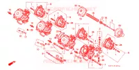 CARBURATEUR (PIECES CONSTITUTIVES) pour Honda CB 400 F CB1 de 1989