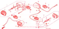 CLIGNOTANT pour Honda CB 400 F CB1 de 1989