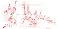 GUIDON   TE DE FOURCHE pour Honda CB 400 F CB1 de 1989