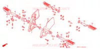 REPOSE PIED pour Honda CB 400 F CB1 de 1989