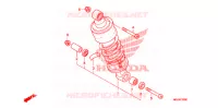 AMORTISSEUR ARRIERE pour Honda CBF 1000 F ABS de 2010