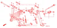 BEQUILLE pour Honda CBF 600 FAIRING ABS de 2010