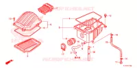 FILTRE A AIR pour Honda CBR 125 de 2009