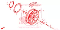 ROUE AVANT pour Honda CBR 500 R ABS de 2017